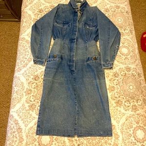 VINTAGE ✨Denim Long Sleeve Dress